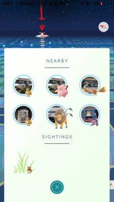 pokemon-go-nearby-225x400 Nuevo Tracker (Pokéradar) de Pokémon GO - Noticias Pokémon GO 